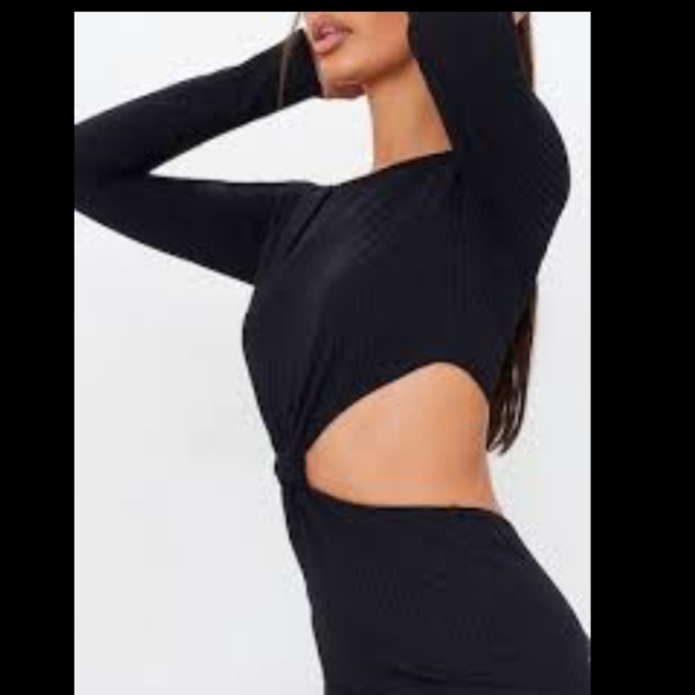 Cut out blue mini dress - Picture 3 of 9